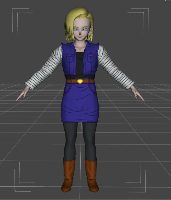 Android 18 for DAZ genesis 9